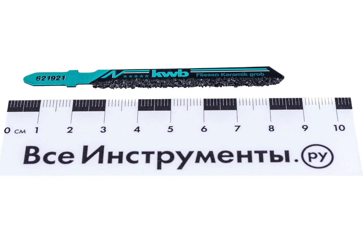 Пилка по кафелю и керамике (77 мм; S20; грубый рез) для лобзика KWB ...