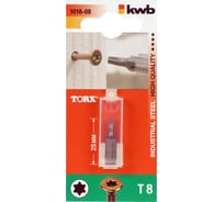 Бита TORX T8 (1 шт; 25 мм; 1/4") KWB 1018-08