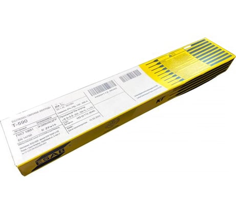 Электроды для ручной дуговой сварки и наплавки Т-590 4x350 мм, 2 кг ESAB 3939403WZ2