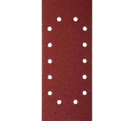 Шлифлист 10 шт. по дереву/металлу (115х280 мм; К 40; электрокорунд) универсальная перфорация KWB 8187-04