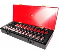 Набор бит-головок 1/2" HEX H4-H14, TORX T20-T60, SPLINE M5-M12 (25 предметов) JTC K4251