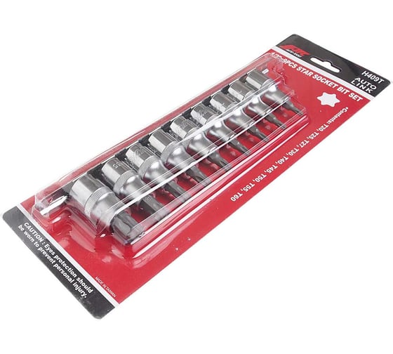 Набор бит-головок 1/2" TORX T20-T60 (9 предметов) JTC H409T