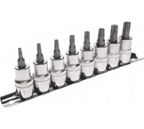 Набор бит-головок 3/8" TORX T15-T50 (8 предметов) JTC H308T