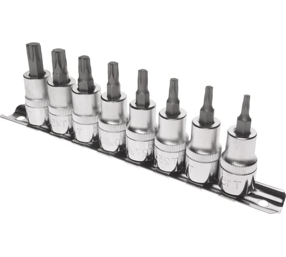 Набор бит-головок 3/8" TORX T15-T50 (8 предметов) JTC H308T