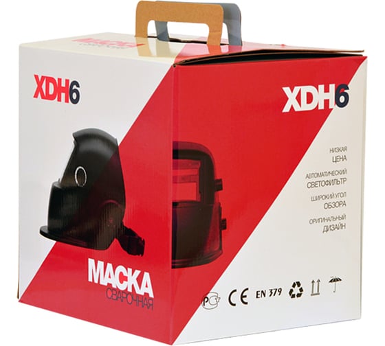 Маска сварщика XDH6E ГОНЩИК с АСФ-507 БАРС СВ000009099