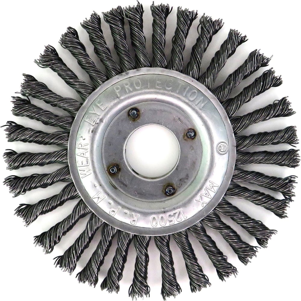 Щетка дисковая жгутовая 125x6х22.2 мм, ворс сталь 0.50 мм для УШМ 13 ...