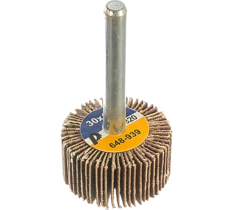 Круг лепестковый с оправкой (30х15 мм; P320) ПРАКТИКА 648-939