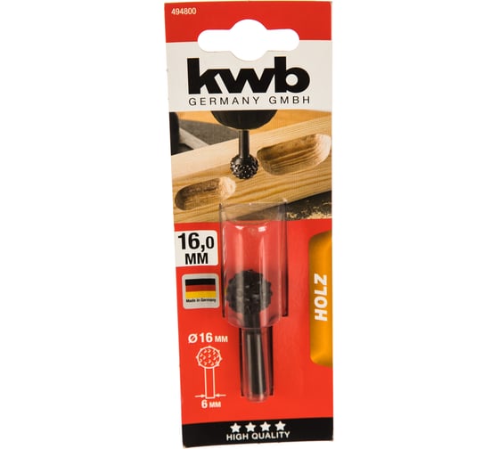 Бор-фреза (16 мм; хвостовик 6 мм) KWB 4948-00