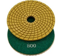 Круг шлифовальный алмазный гибкий черепашка 100 мм, p800, LUX, для мокрой полировки TORGWIN T740301