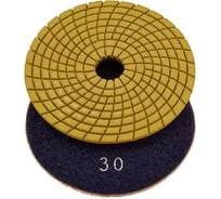 Круг шлифовальный алмазный гибкий черепашка 100 мм, p30, LUX, для мокрой полировки TORGWIN T565740