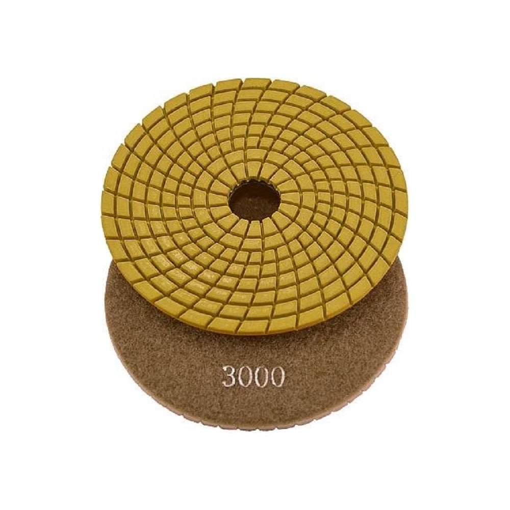 Круг шлифовальный алмазный гибкий черепашка 100 мм, p3000, LUX, для ...