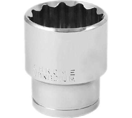 Головка 12-гранная SW17 мм, 1/2"DR Vata 4120170