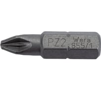 Крестовая бита Pozidriv 855/1 Z PZ 2, 25 мм, 1/4", C6.3 WERA WE-072082