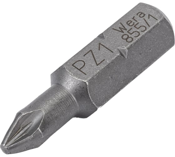 Крестовая бита Pozidriv 855/1 Z PZ 1, 25 мм, 1/4", C6.3 WERA WE-072080