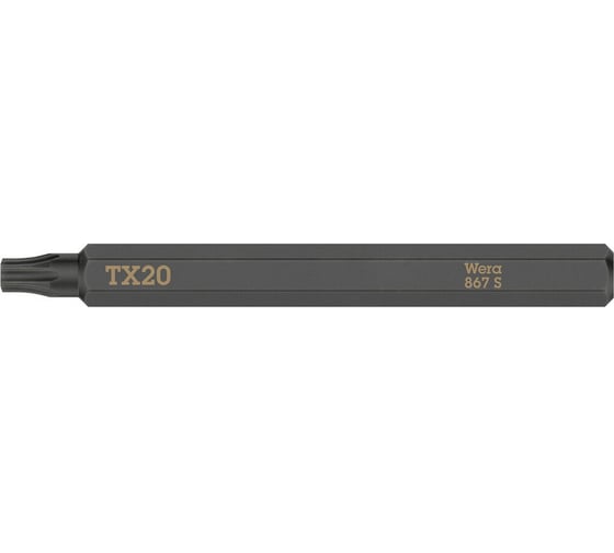 Бита TORX для ударного винтовёрта 867 S TX 20, 70 мм WERA WE-018167 1