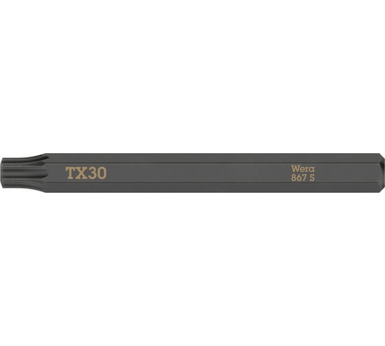 Бита TORX для ударного винтовёрта 867 S TX 30, 70 мм WERA WE-018169