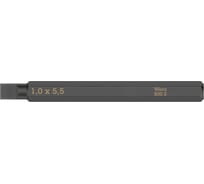 Плоская бита для ударного винтовёрта 800 S 1х5.5х70 мм WERA WE-018141