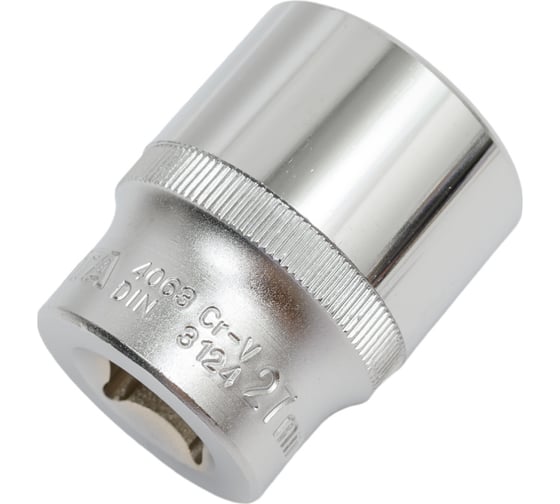 Головка 6-гранная SW 27 мм, 1/2"DR Vata 4060270