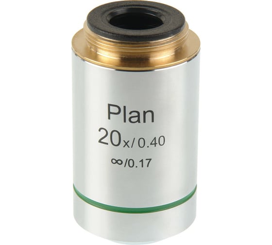 Объектив 20х/0.4 Plan беск/0.17 мм для 3 U Микромед 27856 1