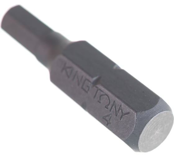 Вставка бита торцевая 1/4", HEX, 4 мм, L = 25 мм KING TONY 102504H