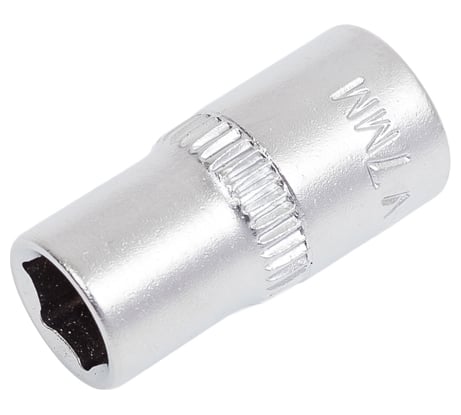 Головка торцовая МАСТЕР (7 мм; 1/4"; Cr-V; FLANK) Зубр 27715-07