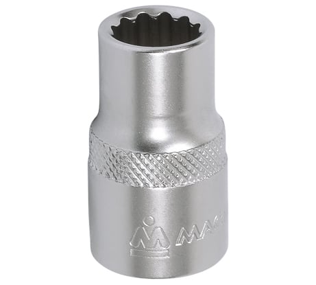 Головка торцевая стандартная двенадцатигранная 1/2”, 12 мм МАСТАК 000-42012