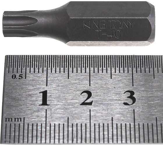 Вставка бита торцевая 10 мм, TORX, Т40, L = 36 мм KING TONY 163640T