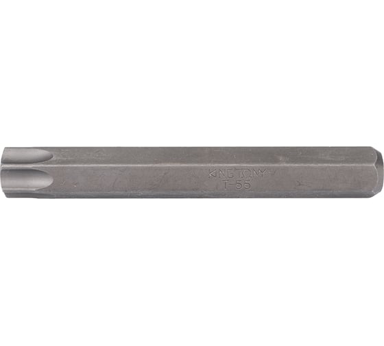 Вставка бита торцевая 10 мм, TORX, Т55, L = 80 мм KING TONY 168055T 1