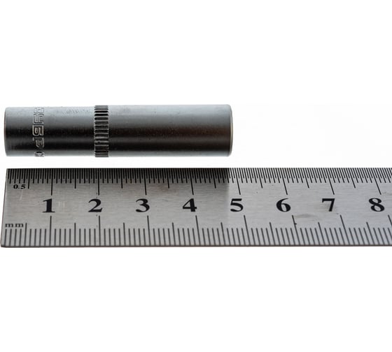 Головка торцовая удлиненная МАСТЕР (8 мм; 1/4"; Cr-V; FLANK) Зубр 27717-08