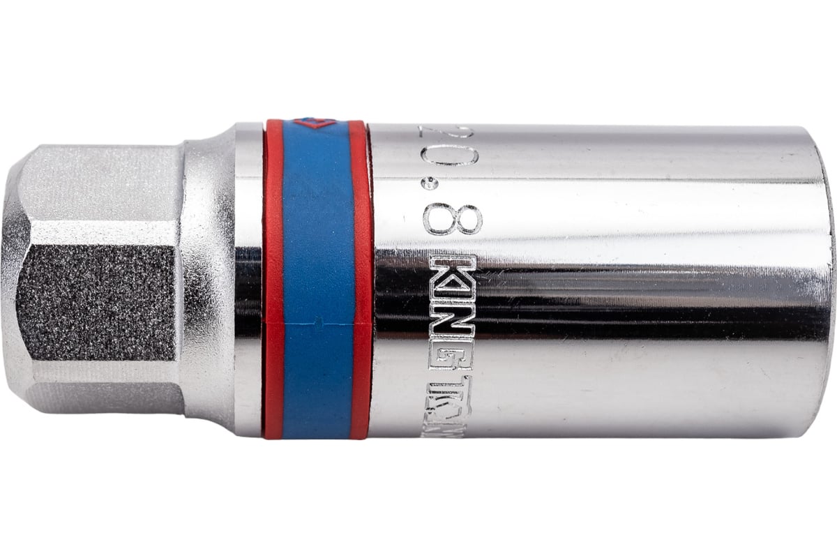 Свечная шестигранная головка (1/2", 21 мм, L = 70 мм, резиновый ...