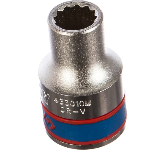 Головка торцевая стандартная двенадцатигранная 1/2", 10 мм KING TONY 433010M 1