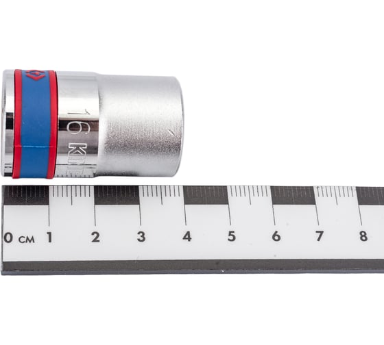 Головка торцевая стандартная шестигранная 1/2", 16 мм KING TONY 433516M