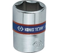 Головка торцевая стандартная шестигранная 1/4", 4 мм KING TONY 233504M