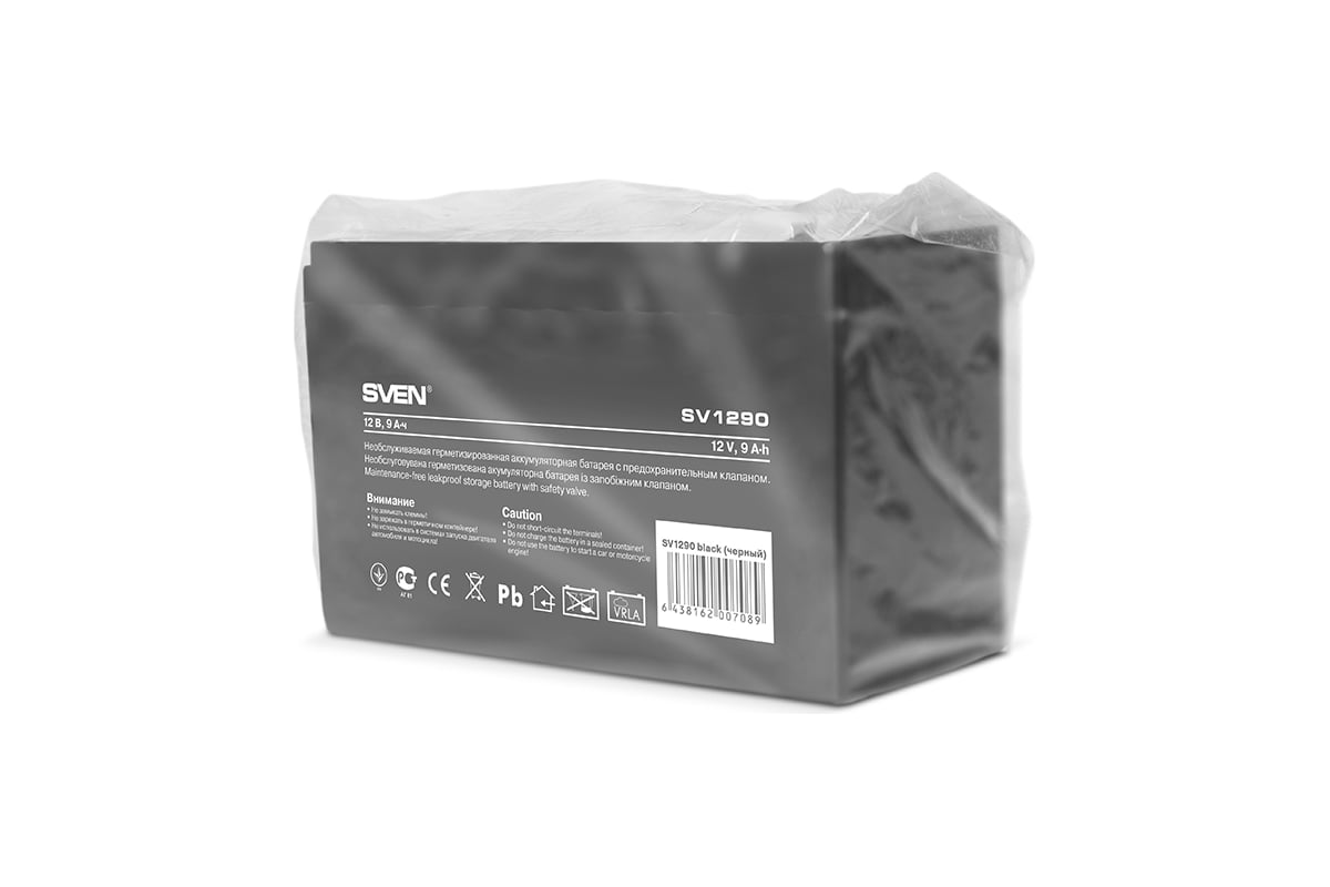 Батарея SV 1290 12V, 9Ah, F2 SVEN SV-0222009 - выгодная цена, отзывы ...