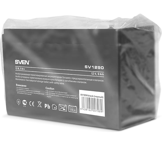 Батарея SV 1290 12V, 9Ah, F2 SVEN SV-0222009