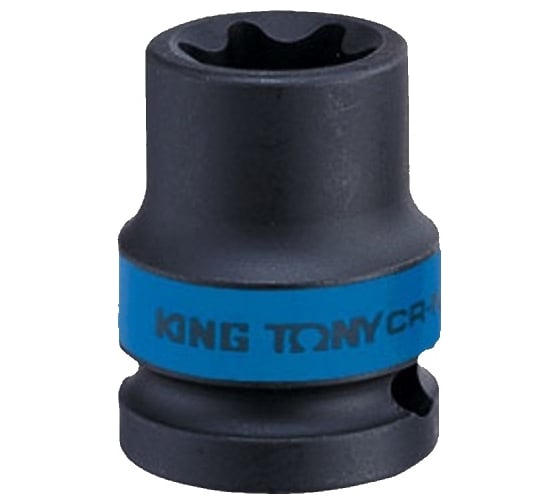 Головка торцевая ударная TORX Е-стандарт 1/2", E18, L = 38 мм KING TONY 457518M 1