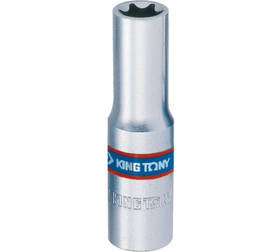 Головка торцевая TORX Е-стандарт 3/8", Е12, L = 63 мм KING TONY 327512M 1