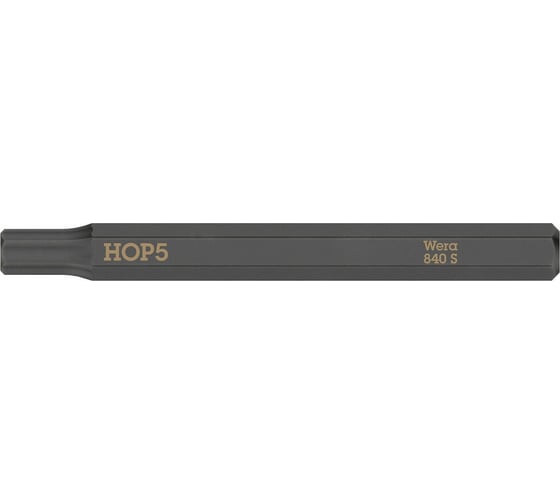 Шестигранная бита Hex-Plus для ударного винтовёрта 840 S 5 мм, 70 мм WERA WE-018152 1