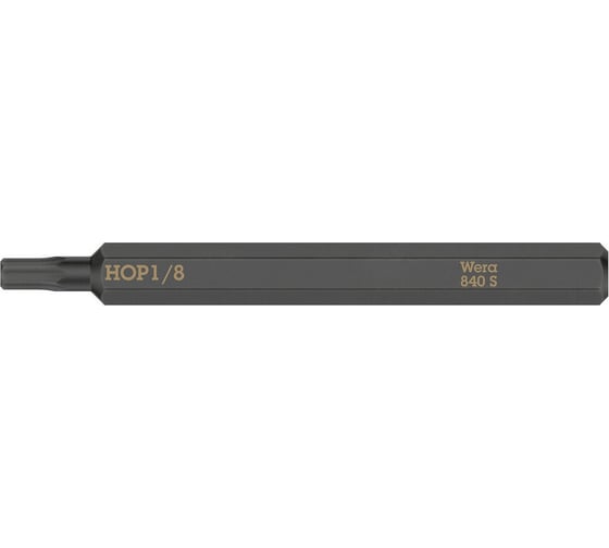 Шестигранная бита Hex-Plus для ударного винтовёрта 840 S 1/8", 70 мм WERA WE-018154 1