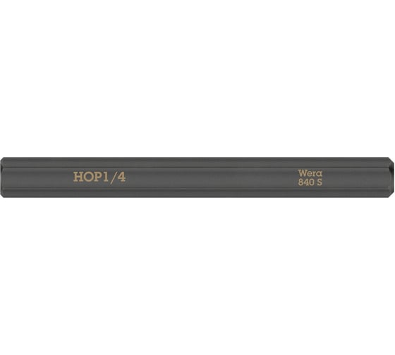 Шестигранная бита Hex-Plus для ударного винтовёрта 840 S 1/4", 70 мм WERA WE-018157 1