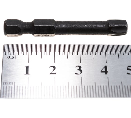 Биты ПРОФИ T40 (2 шт; 50 мм; 1/4") Зубр 26025-40-50-S2