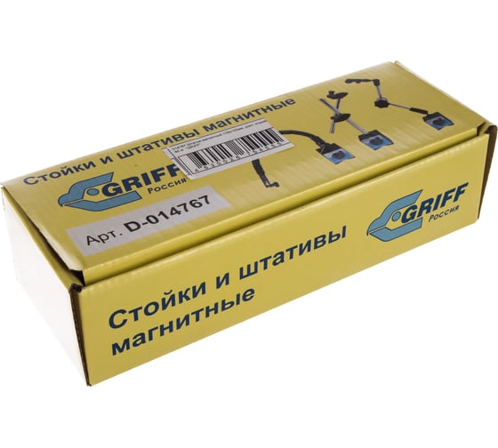 Штатив магнитный 176х150мм, усилие отрыва 80 кг GRIFF D014767