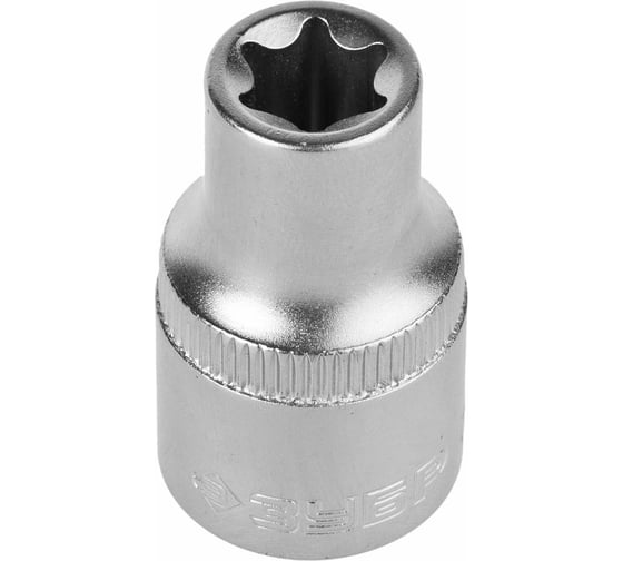 Головка торцовая МАСТЕР (Е12; 1/2"; Cr-V; E-TORX) Зубр 27719-12