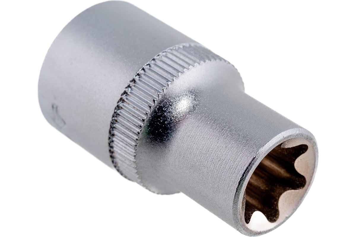 Головка торцовая МАСТЕР (Е14; 1/2"; Cr-V; E-TORX) Зубр 27719-14 ...