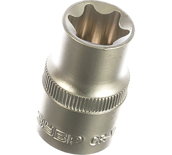Головка торцовая МАСТЕР (Е18; 1/2"; Cr-V; E-TORX) Зубр 27719-18 1