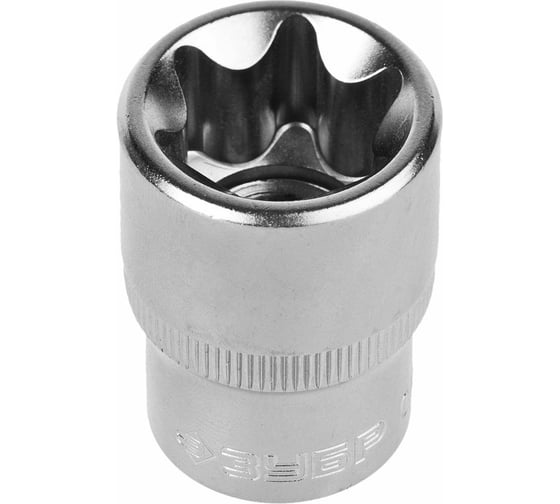 Головка торцовая МАСТЕР (Е24; 1/2"; Cr-V; E-TORX) Зубр 27719-24