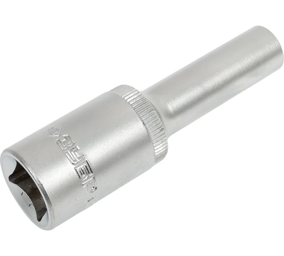 Головка торцовая удлиненная МАСТЕР (8 мм; 1/2"; Cr-V; FLANK) Зубр 27726-08
