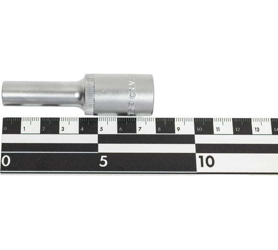 Головка торцовая удлиненная МАСТЕР (8 мм; 1/2"; Cr-V; FLANK) Зубр 27726-08