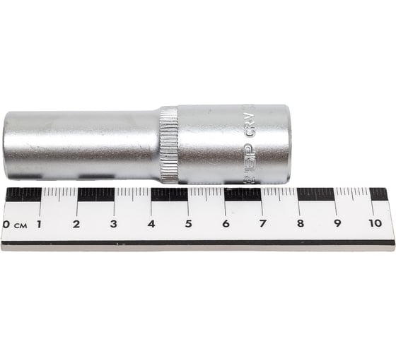Головка торцовая удлиненная МАСТЕР (13 мм; 1/2"; Cr-V; FLANK) Зубр 27726-13