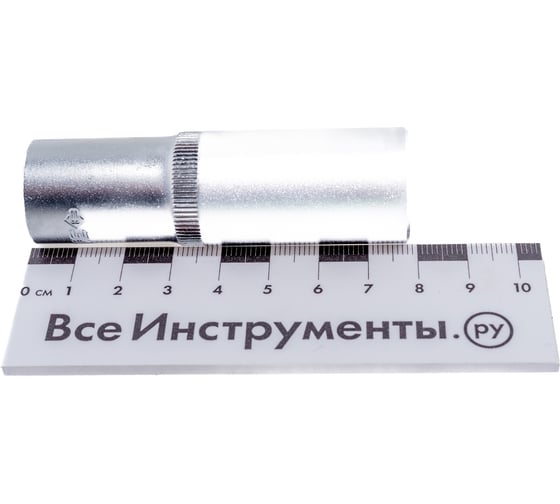 Головка торцовая удлиненная МАСТЕР (17 мм; 1/2"; Cr-V; FLANK) Зубр 27726-17